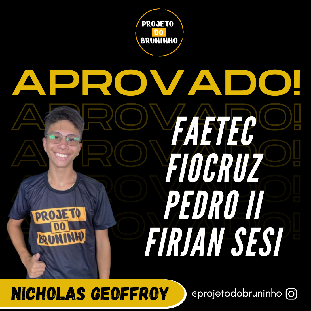 Registro de alunos e momentos do Projeto do Bruninho