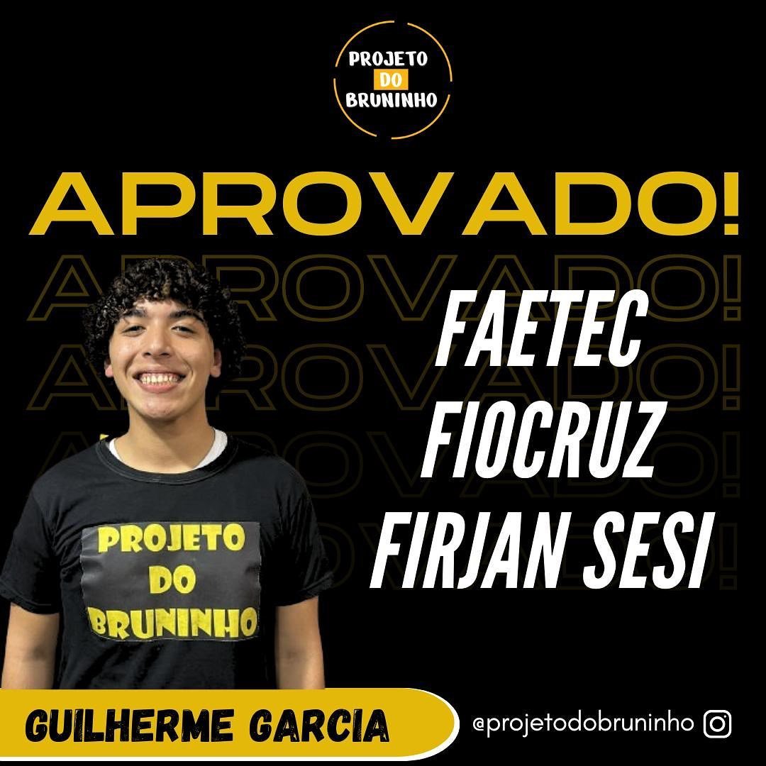 Registro de alunos e momentos do Projeto do Bruninho
